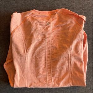 Peach Swiftly Tech Lululemon Long Sleeve